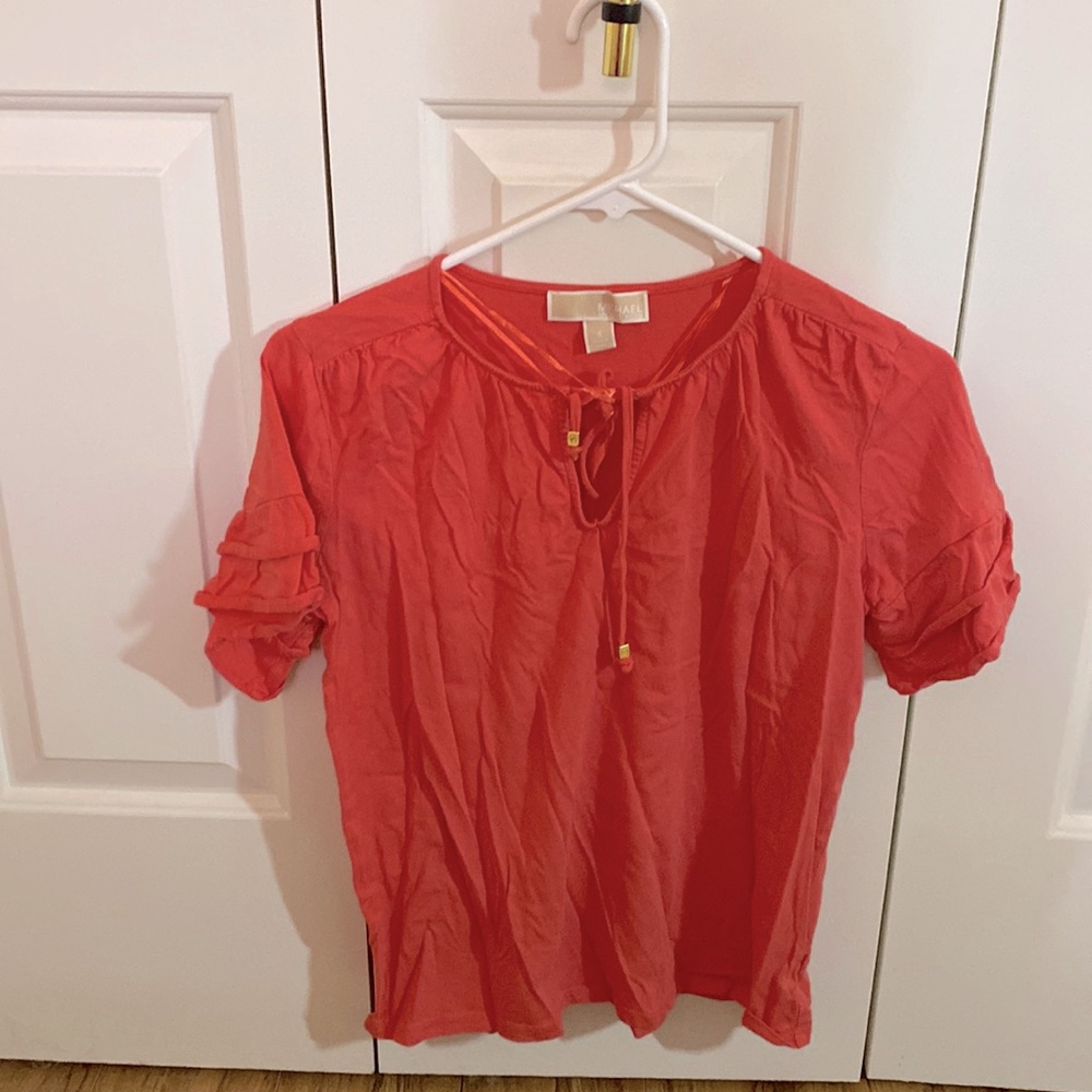 Cute MK pinky orange top tee size S